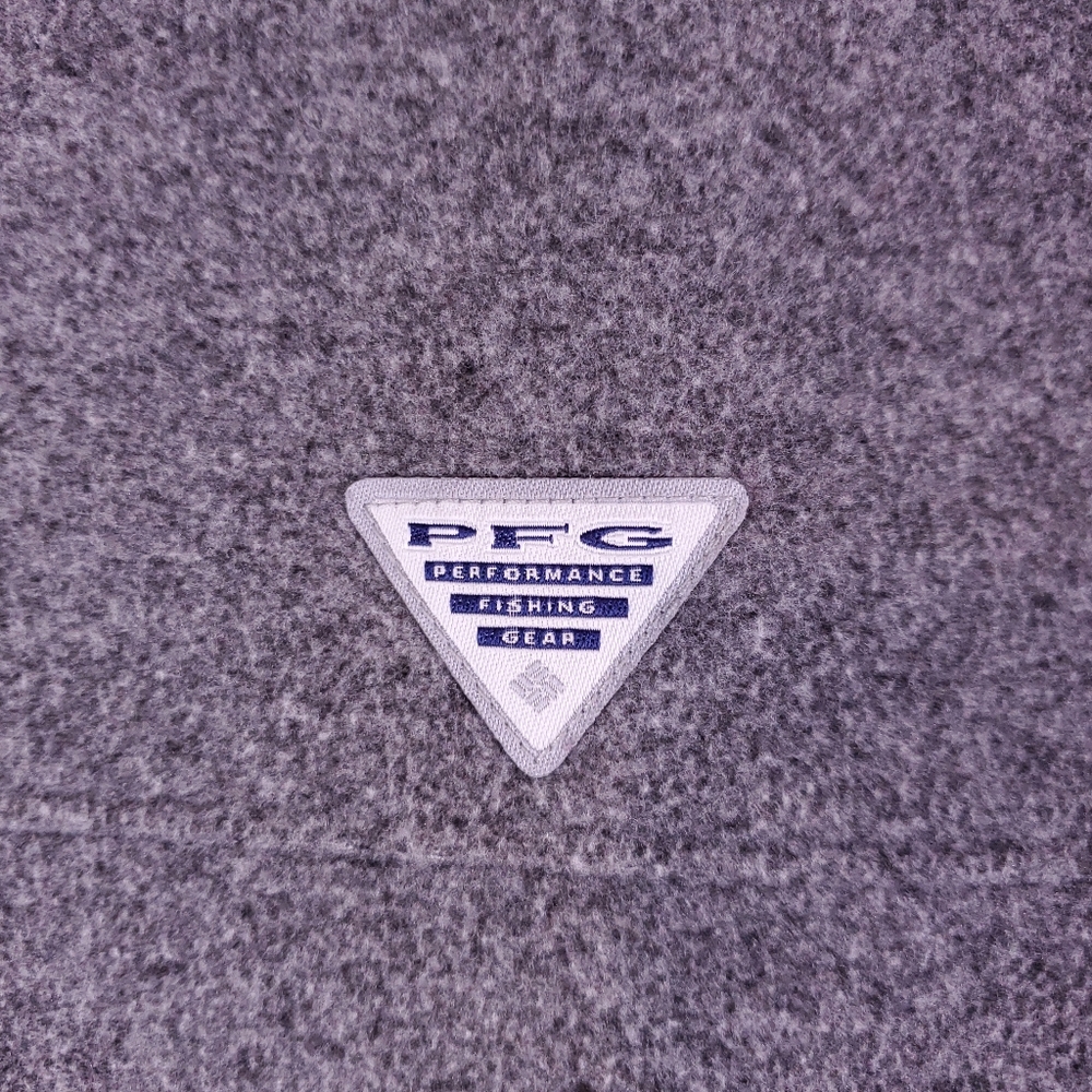Columbia Sportswear Performance Fishing Gear Gray Fleece Vest - Picture 6 of 6